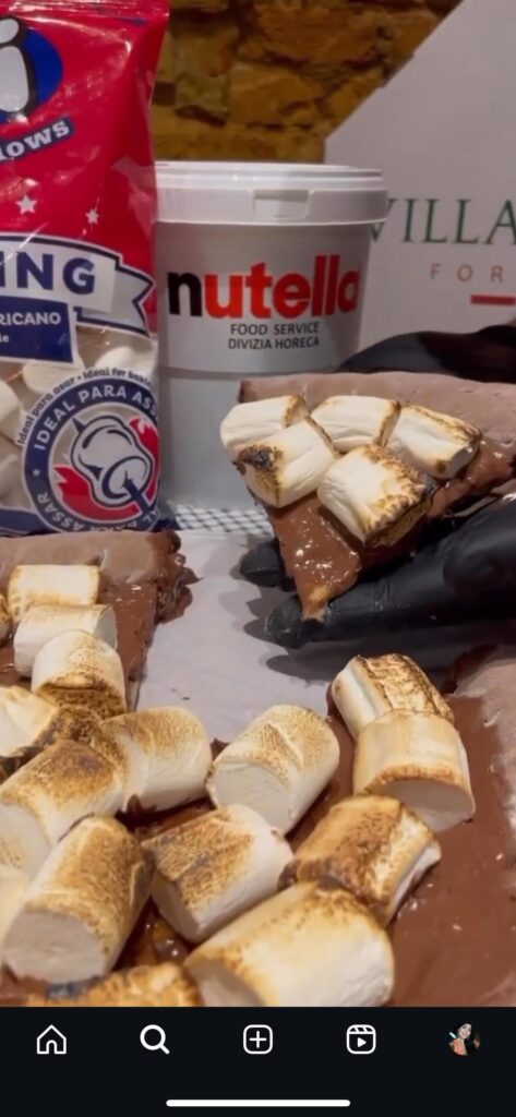 Marshmallow and Nutella