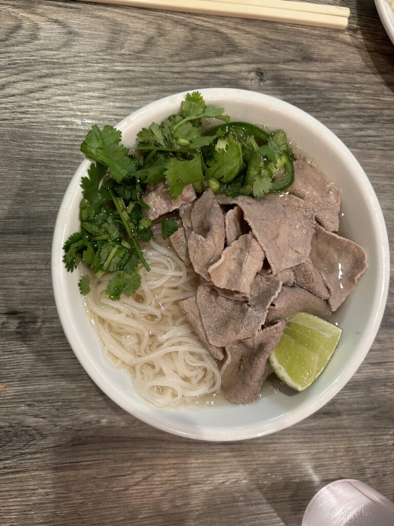 hey! calorie estimate for local pho place bowl?