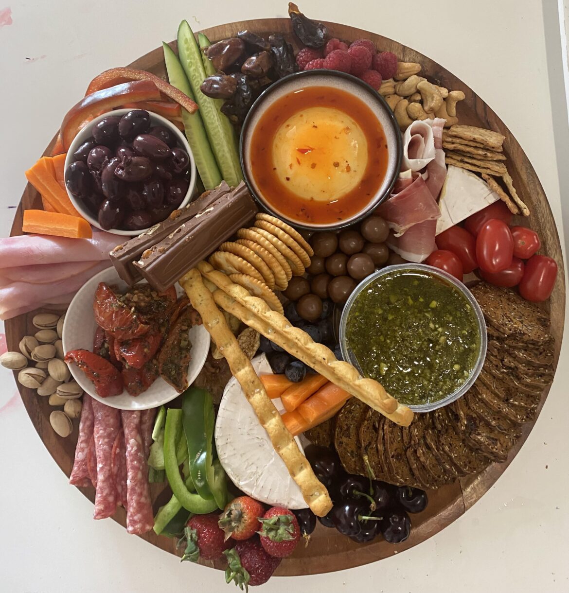 A well rounded diet!