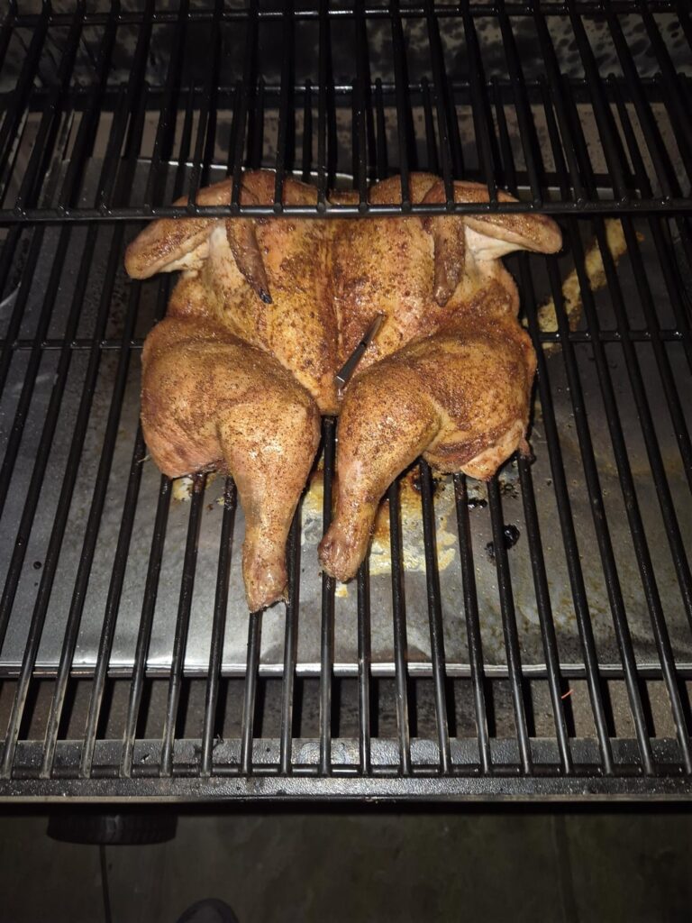 Apricot bbq Spatchcock chicken