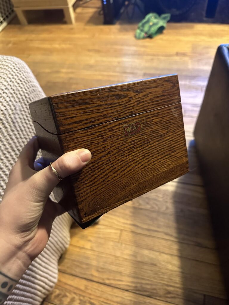 I finally got the family recipe box