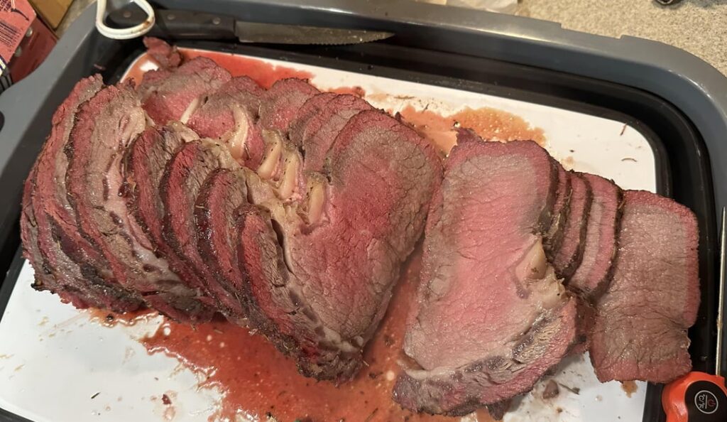 Reporting back on that “21 lb.” Prime rib.