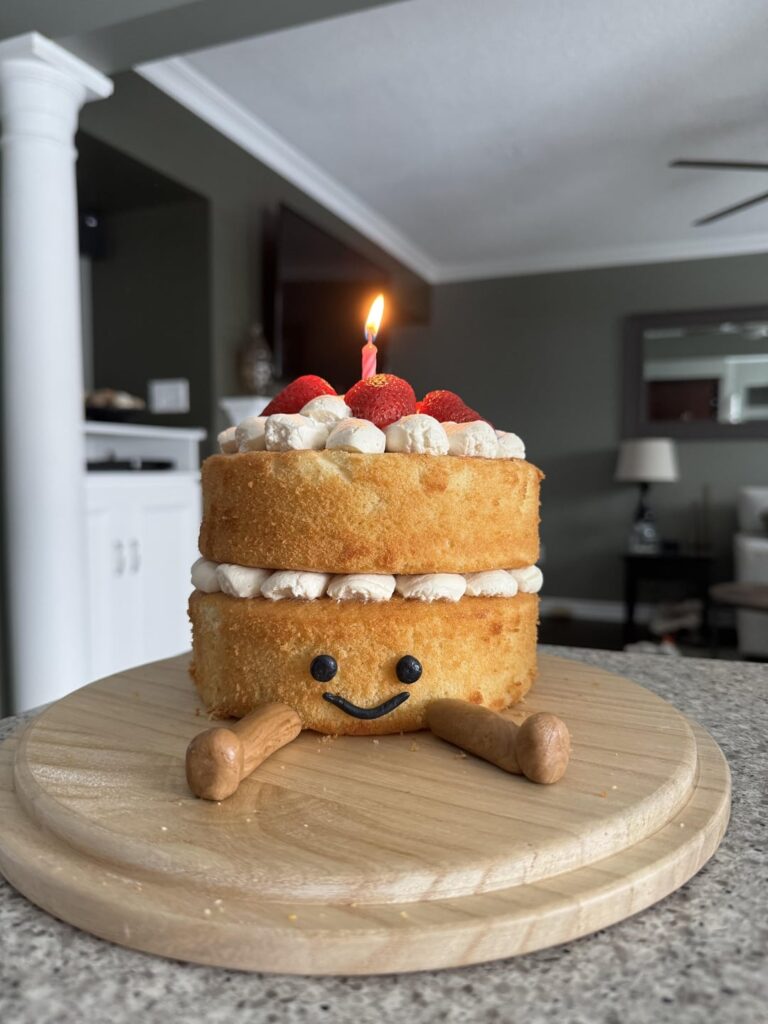 Made my fiancé a jellycat cake for his birthday!