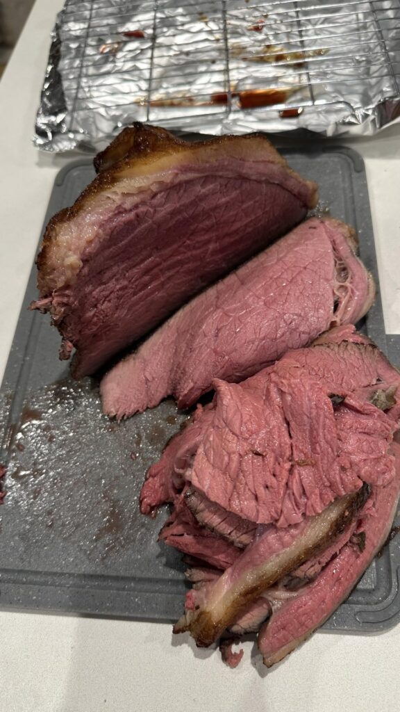 Topside @ 56C for 10 hours. I’ll never do a roast any other way from now on.