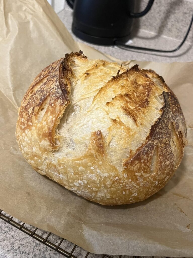Finally, the first loaf!