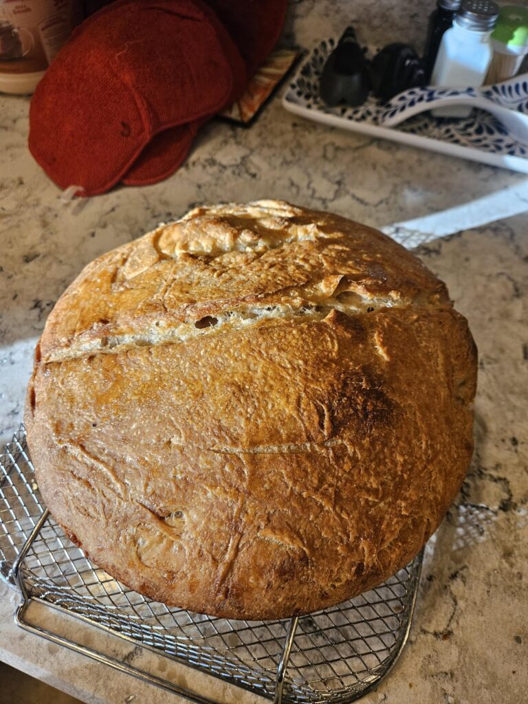 First sour dough loaf First sour dough loaf