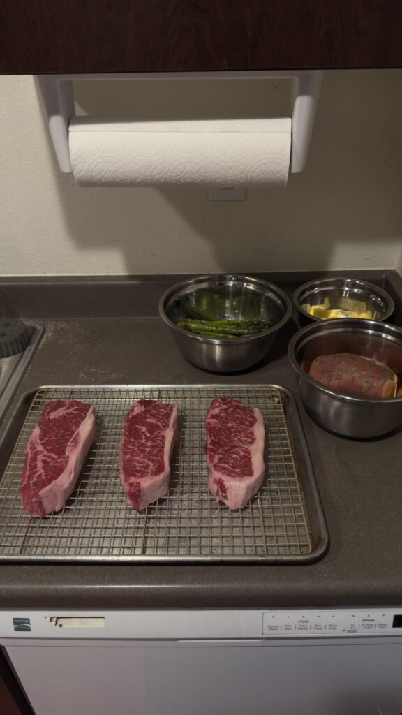 Reverse Sear Prime New York Strip