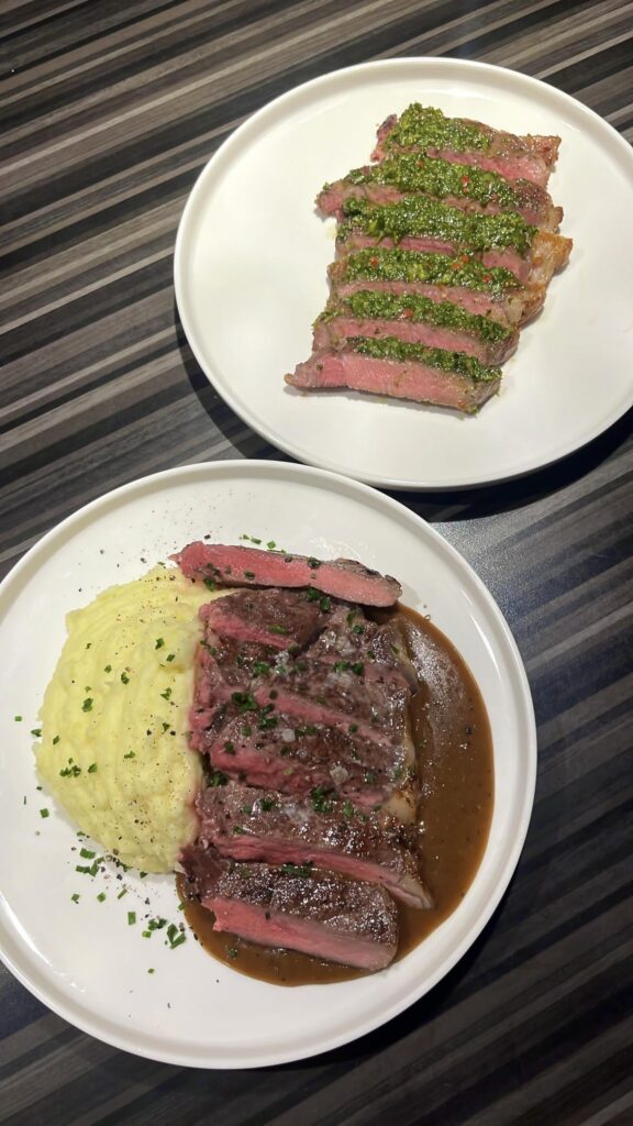 steak two ways tonight. which is your fav?