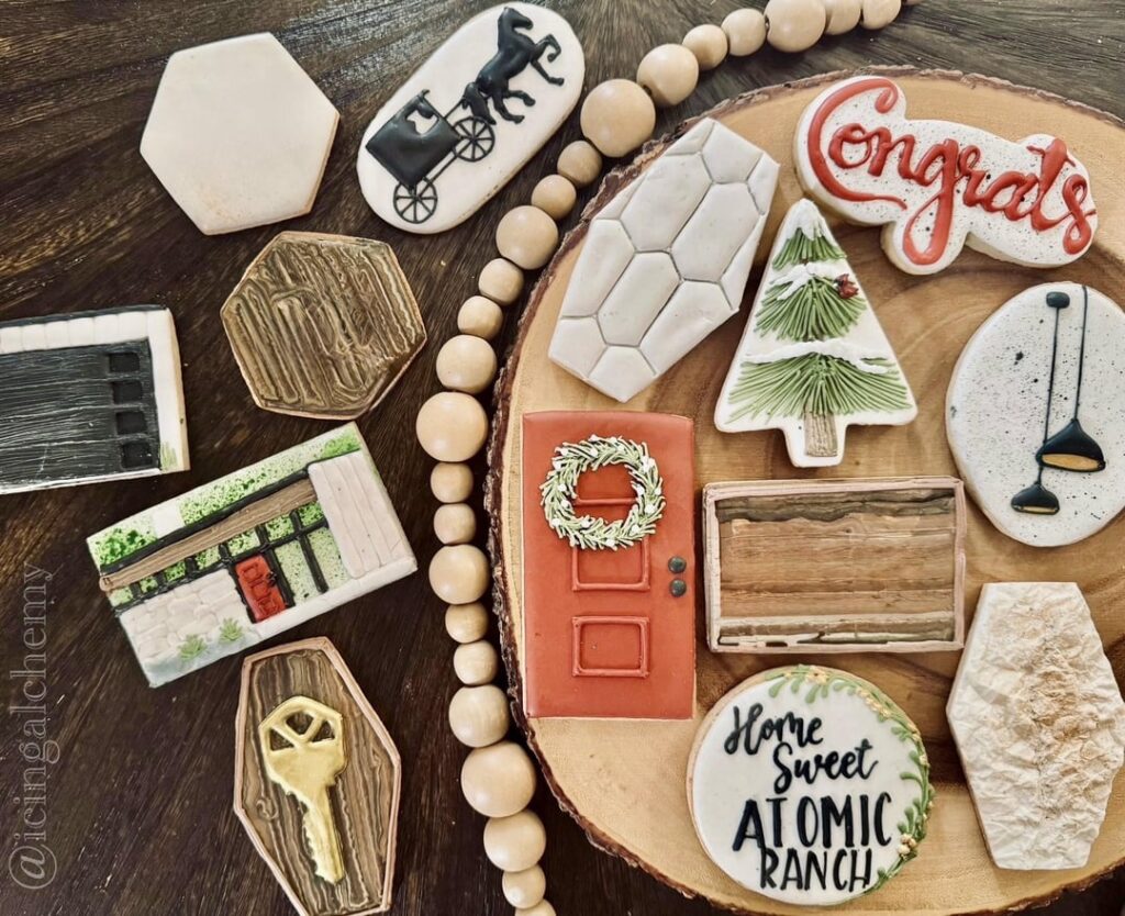MCM house warming cookies