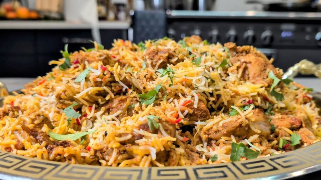 Tandoori Chicken Tikka Biryani