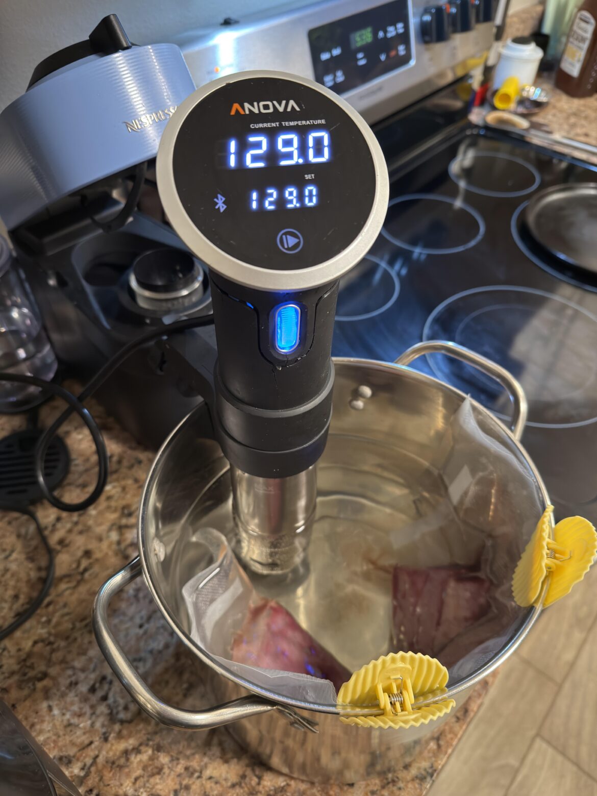 When people try to tell me about sous vide.(My OG Anova still kicking from 2016.)