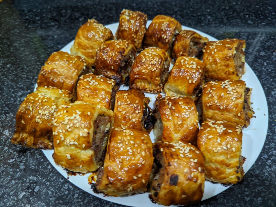 Cranberry Sausage Rolls