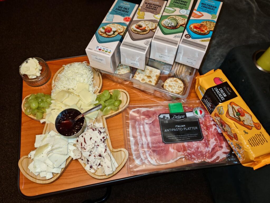 One of the best things about Christmas, crackers and cheese!