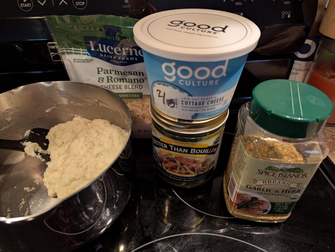 Finally nailed mashed cauliflower!