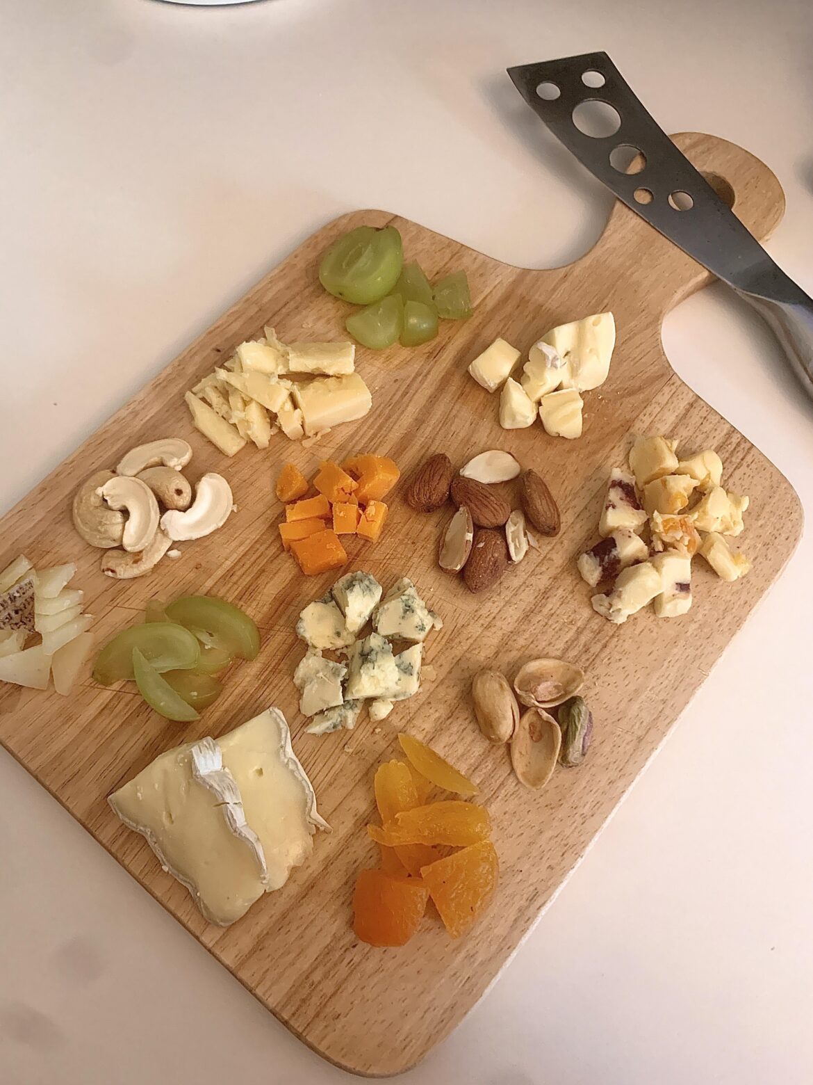 little "taste test" charcuterie i made for myself!!