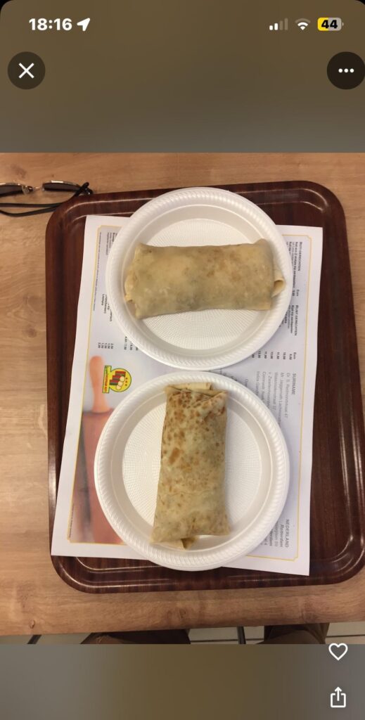 Is 800 calories reasonable for this surinamese roti with chicken, potato and kousenband(asparagus bean)?