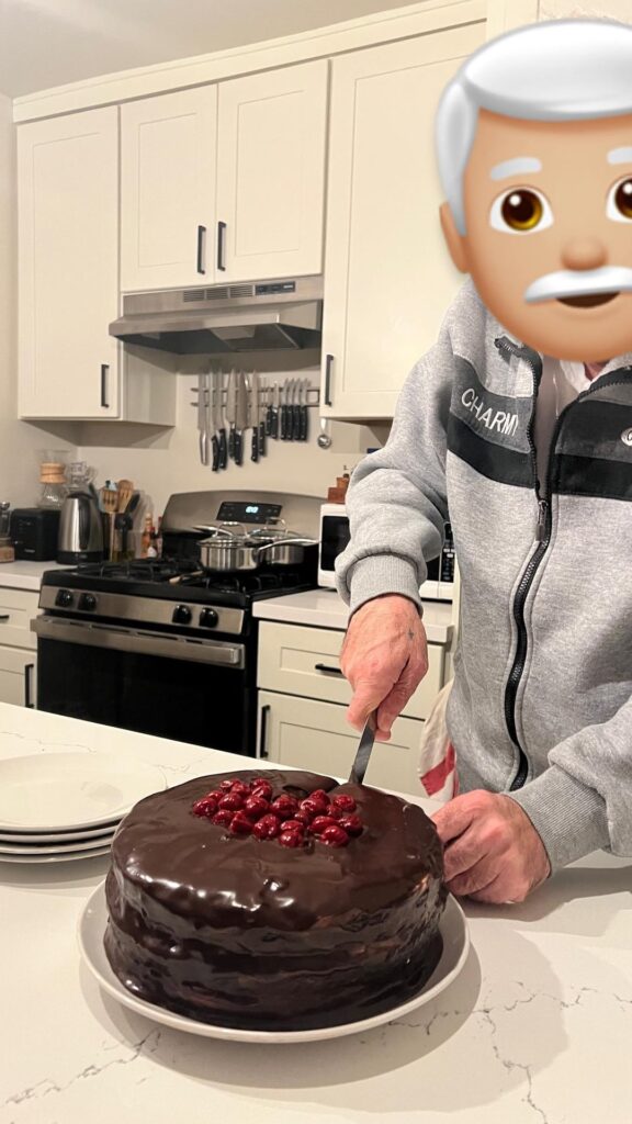Made a Black Forest cake for my FIL’s birthday