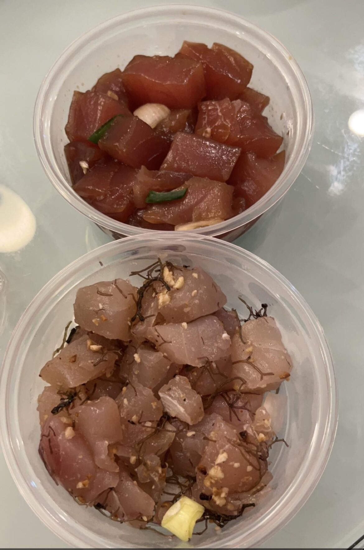 Fresh Poke while I was in Hawaii! Ate Poke every single day