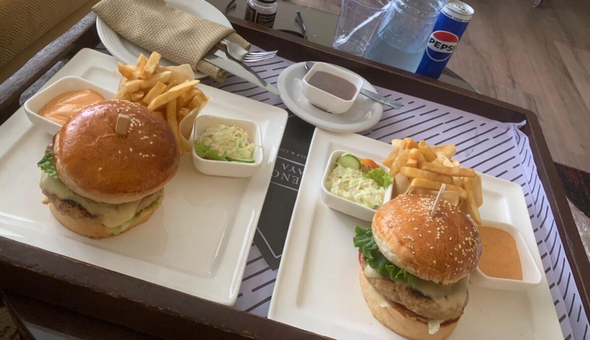 Room service….for one..