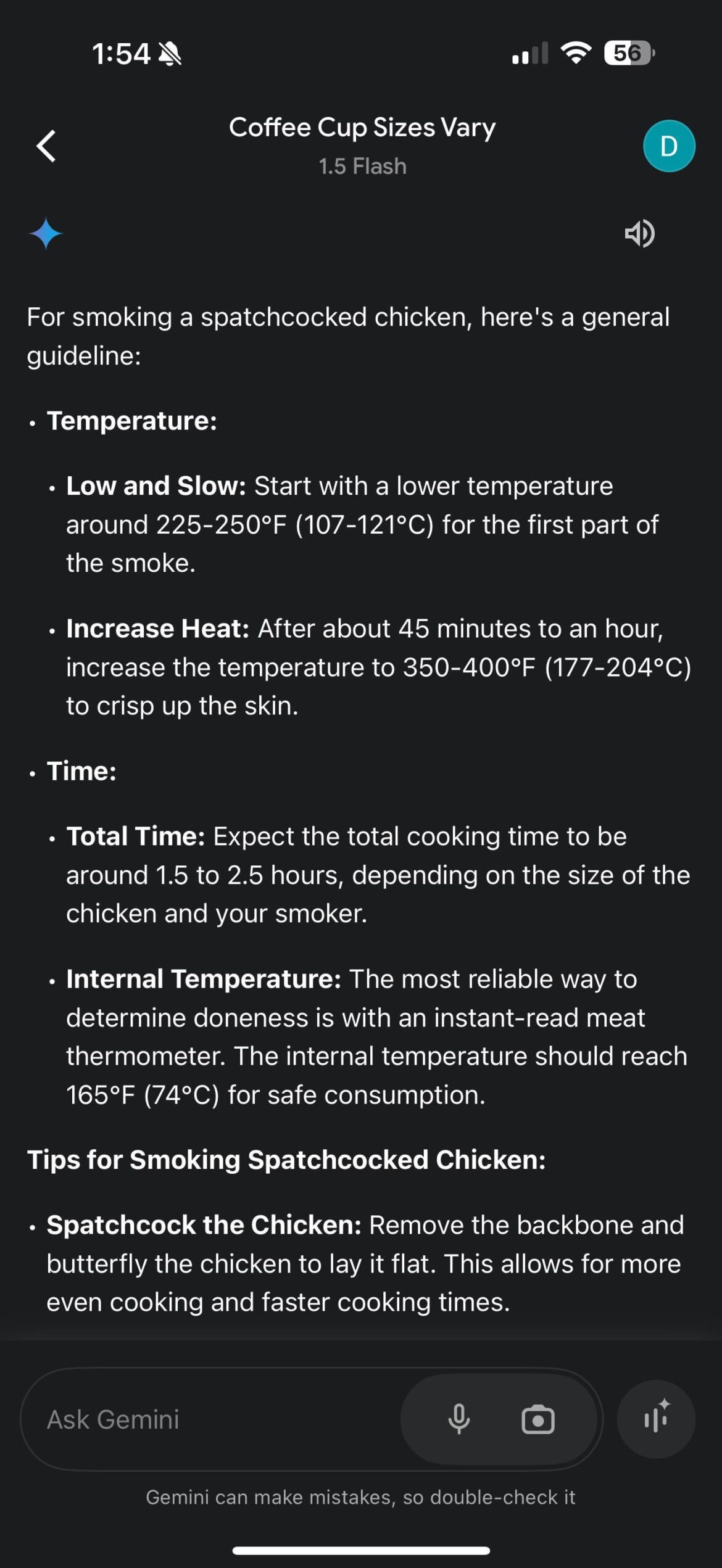 First chicken .. is google AI correct on process?