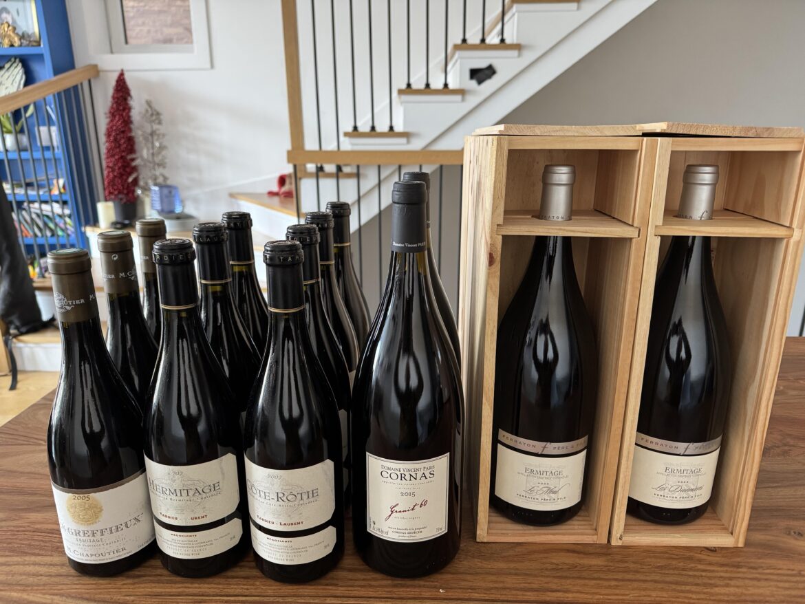 Recent auction haul. I didn’t realize I was bidding on magnums. Oops.