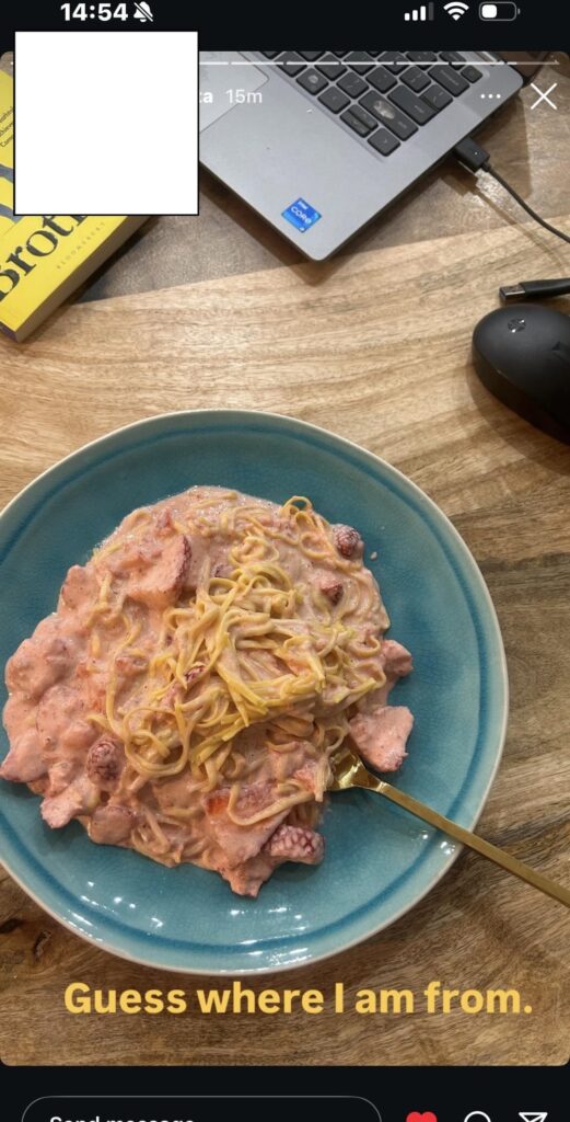 Just saw this on my friends IG, “Strawberry Nata Pasta”… Is this a crime or this a need? I’m so confused. She’s polish.
