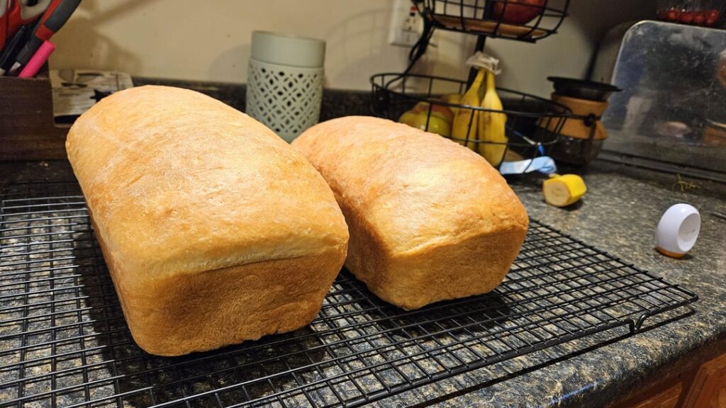My spouse doesn't like the smell or taste of freshly homemade bread
