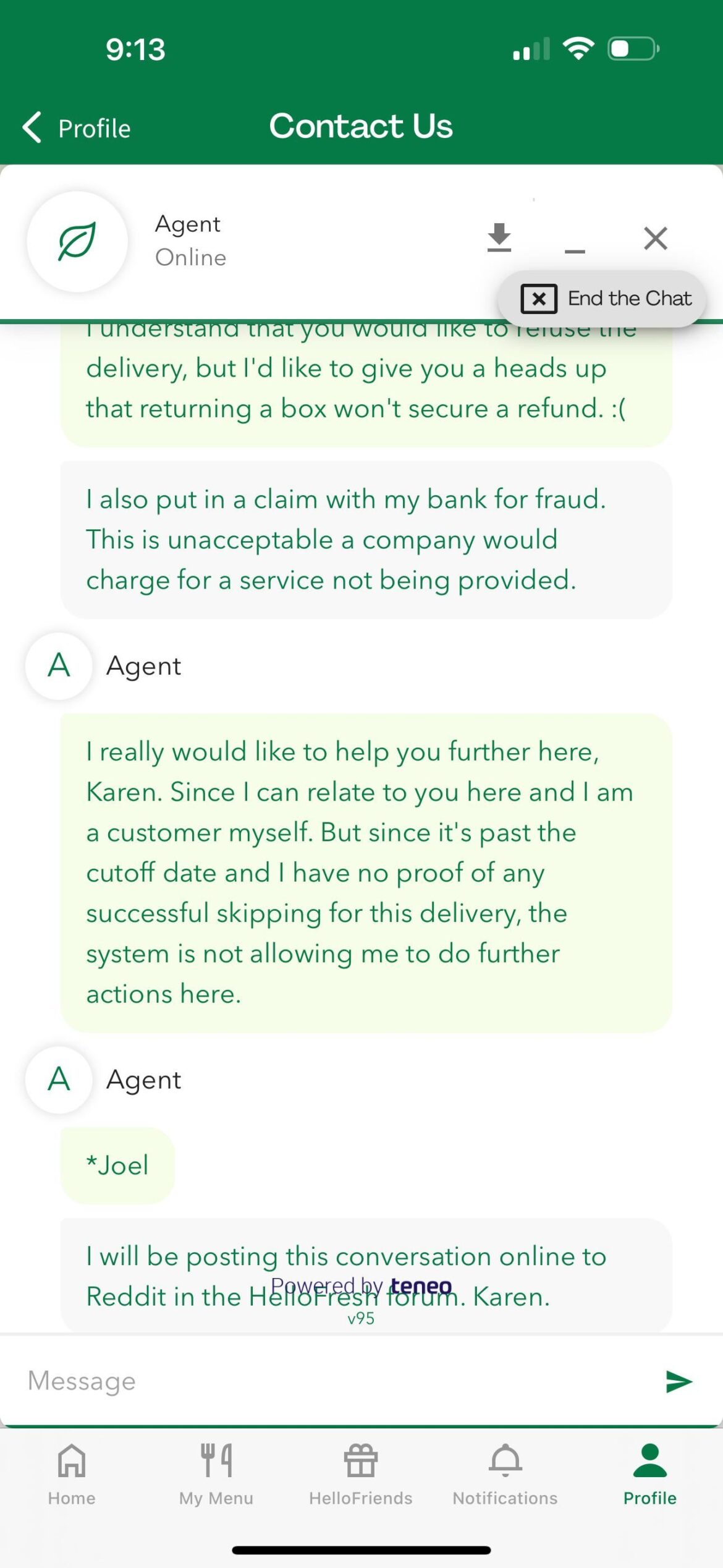 Terrible Customer Service