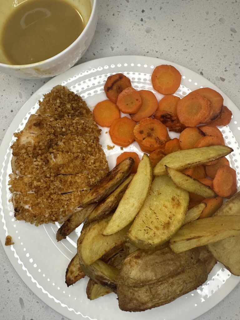 Crispy Maple Mustard Chicken