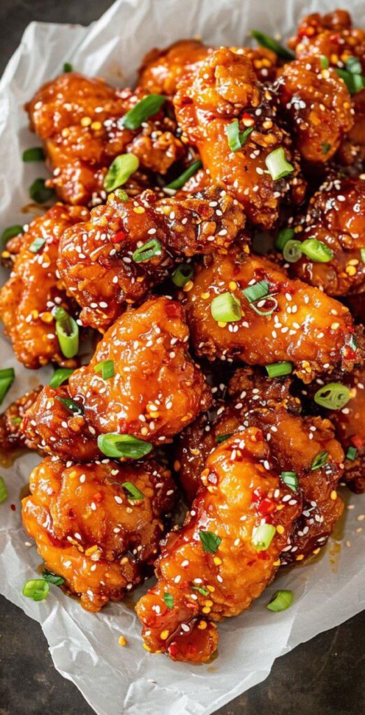 Spicy Korean chicken,I almost died