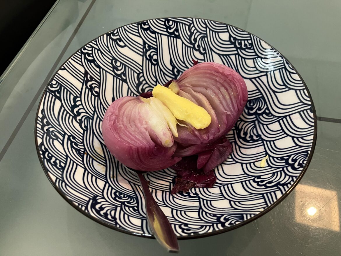 I baked a whole onion