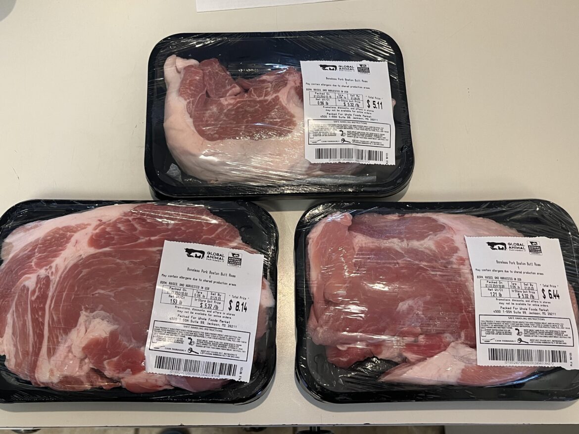 Ordered a pork butt from Whole Foods, this is what I got