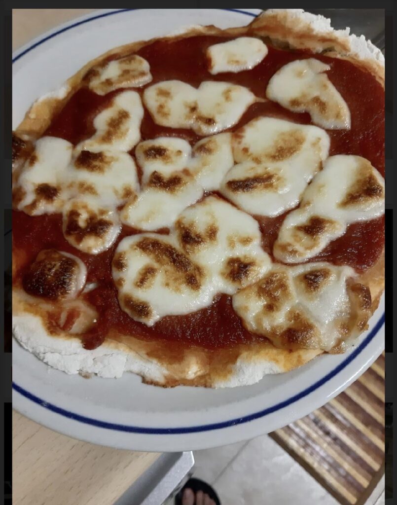 My first homemade pizza