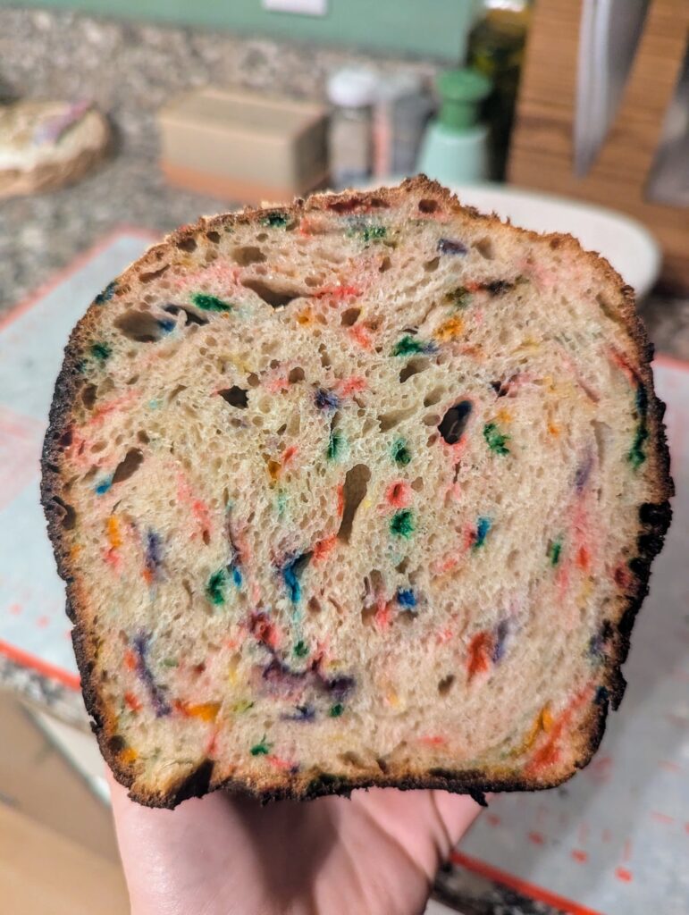 Funfetti bread is the best thing I have made!!!