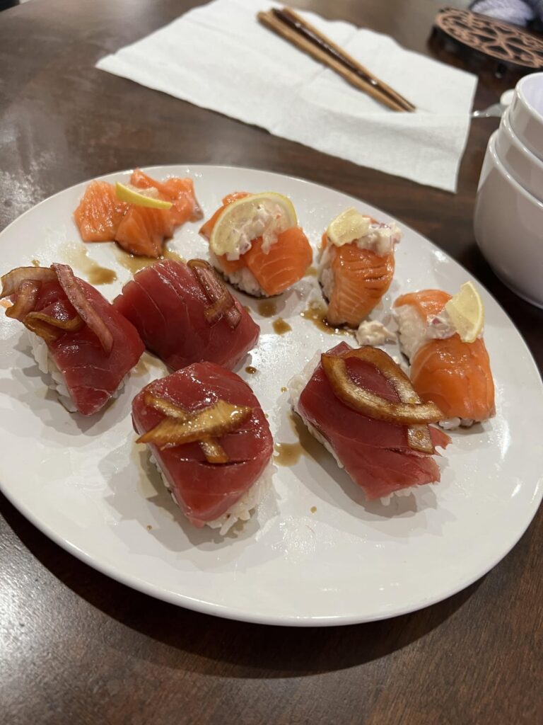 First time making nigiri First time making nigiri