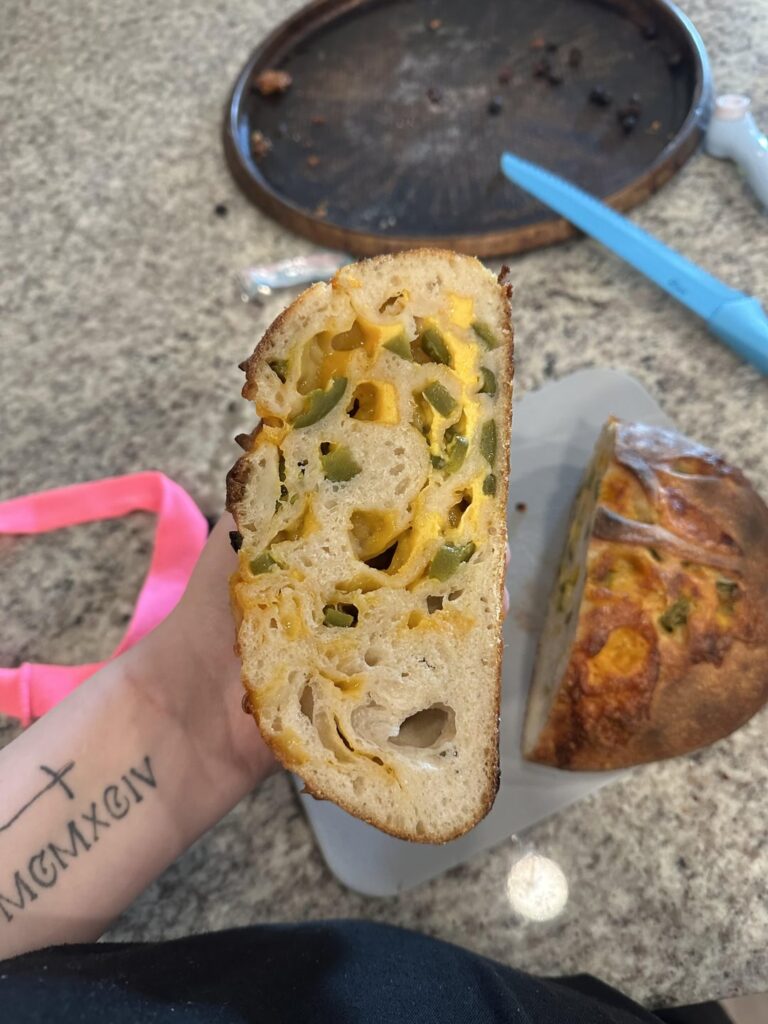 First inclusion loaf!