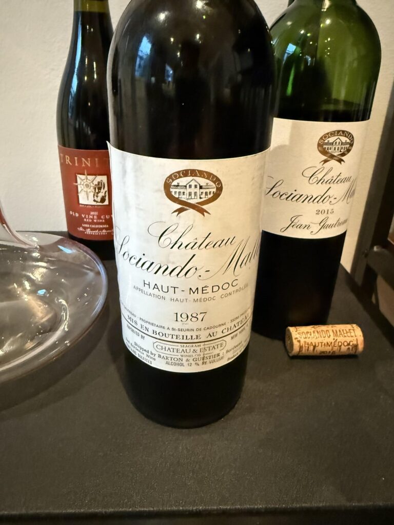 1987 Chateau Sociando-Mallet 1987 Chateau Sociando-Mallet