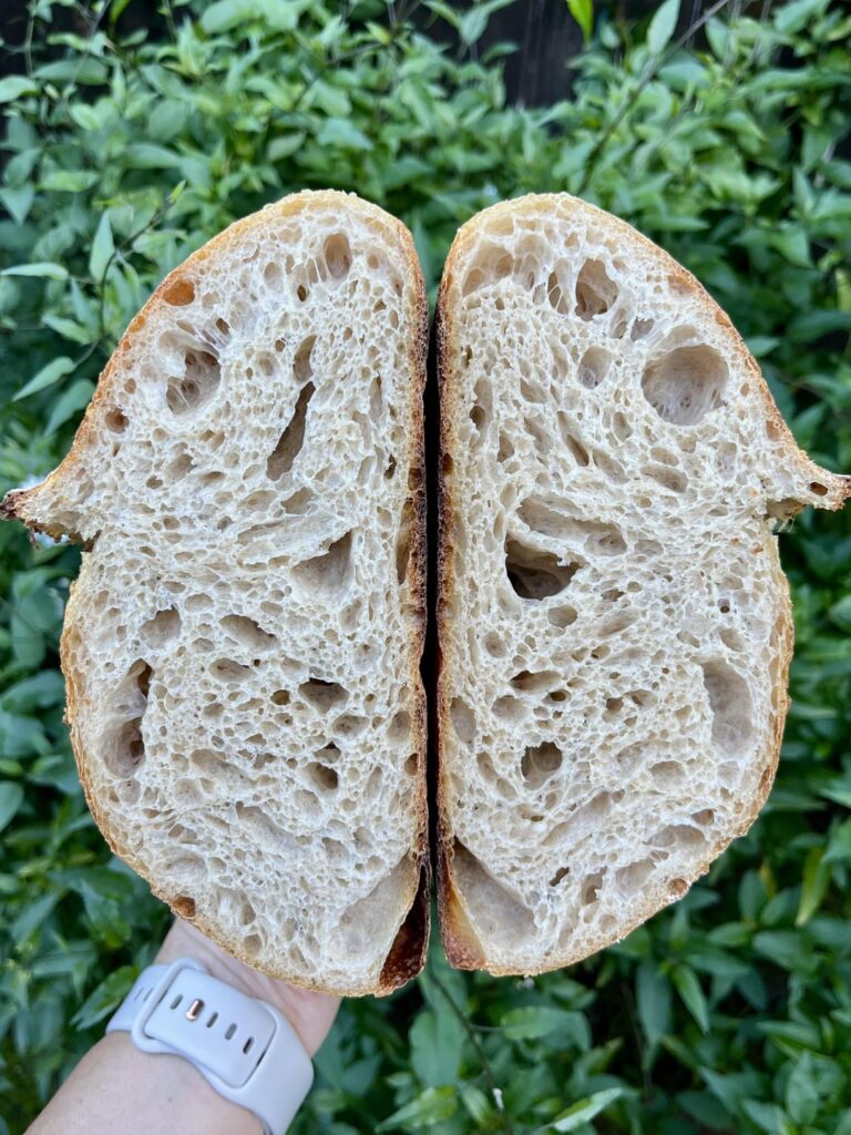 First bake of the year - 25% whole grain country loaf