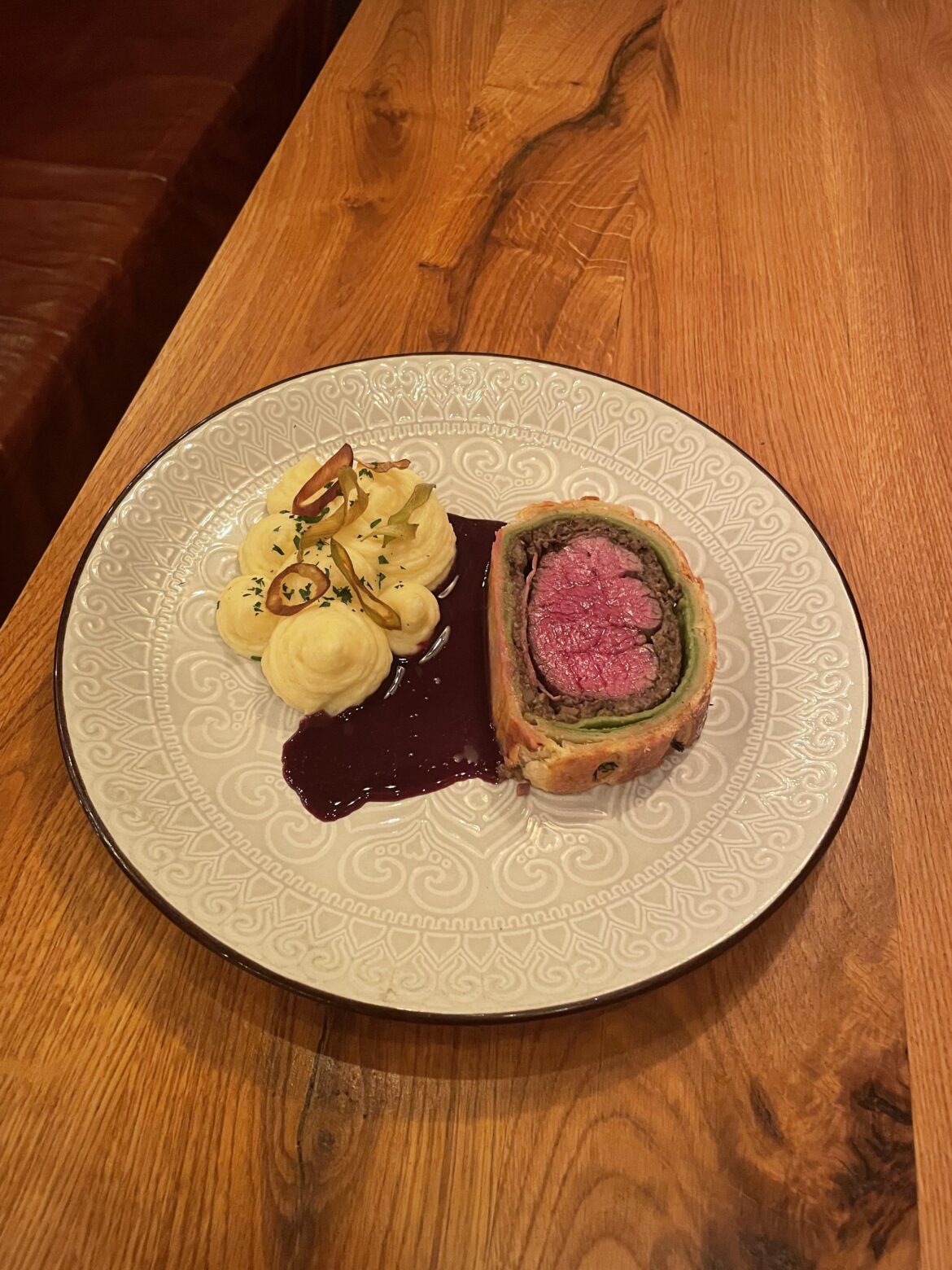 Beef Welly for a friday night Pub special. OC