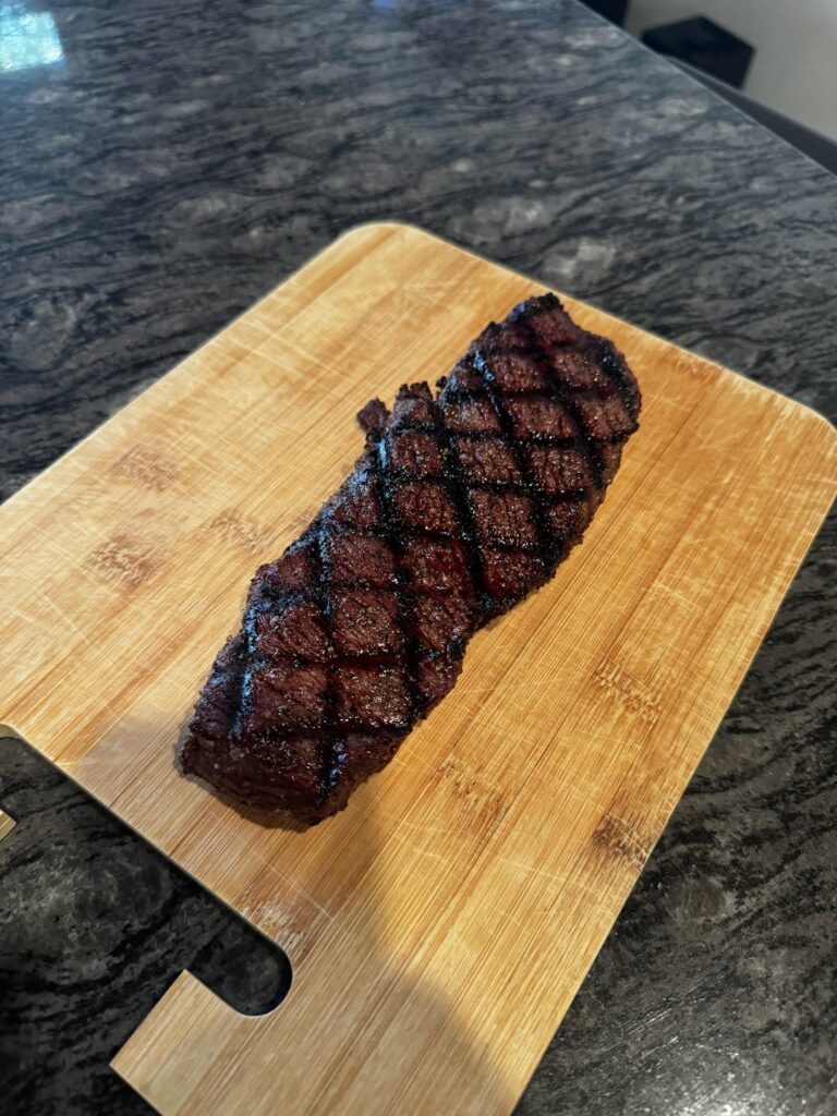 First time grilling a Denver steak