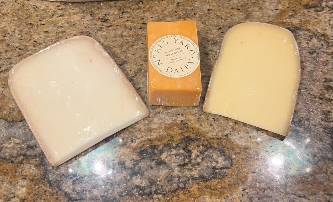 Pyrenes Brebis, Red Leicester, Pleasant Ridge