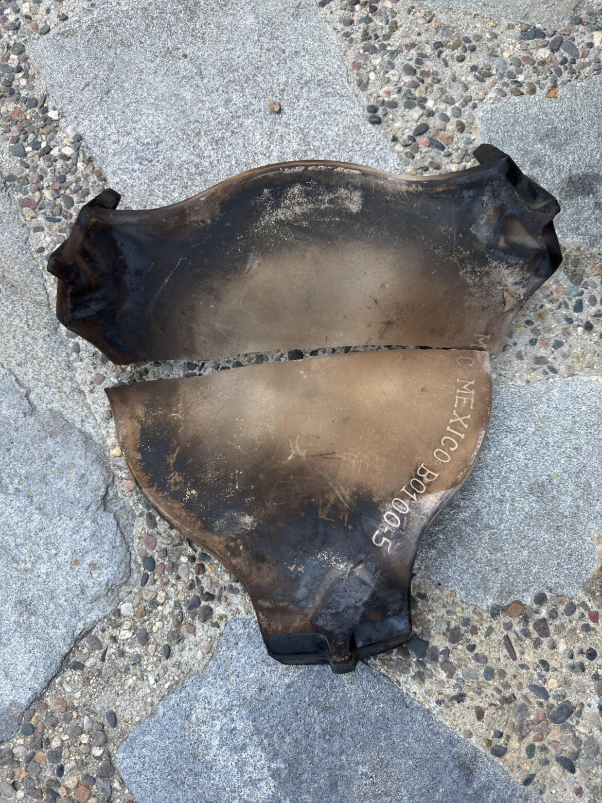 RIP my 15+ year old plate setter RIP my 15+ year old plate setter