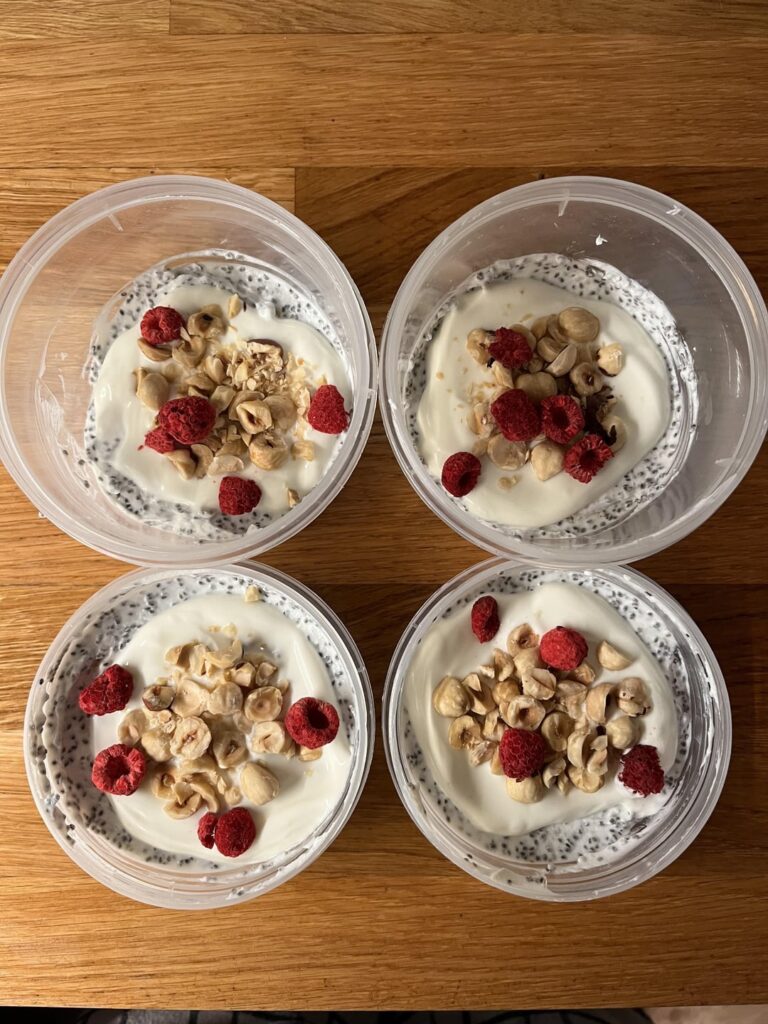 Breakfast prep for the week