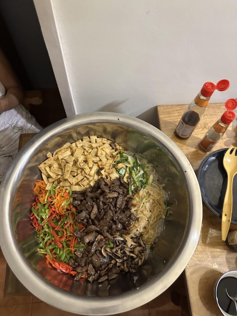 Cooked a huge batch of Japchae for NYE