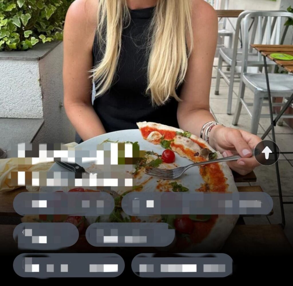 When she's a 10 but she eats pizza like this