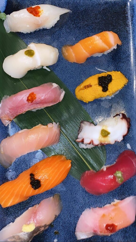 the most beautiful sushi plate