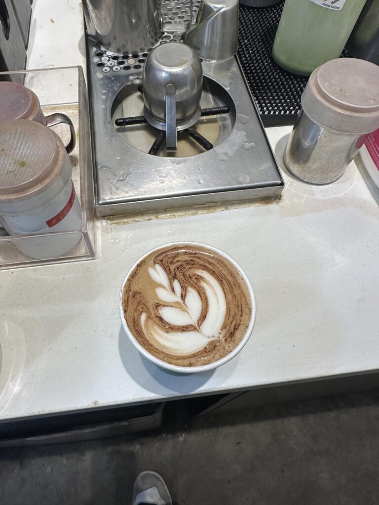 Latte art progress (3 months)