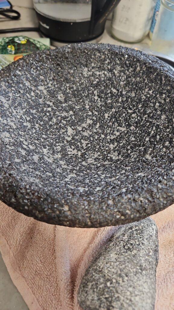 Molcajete legitimacy