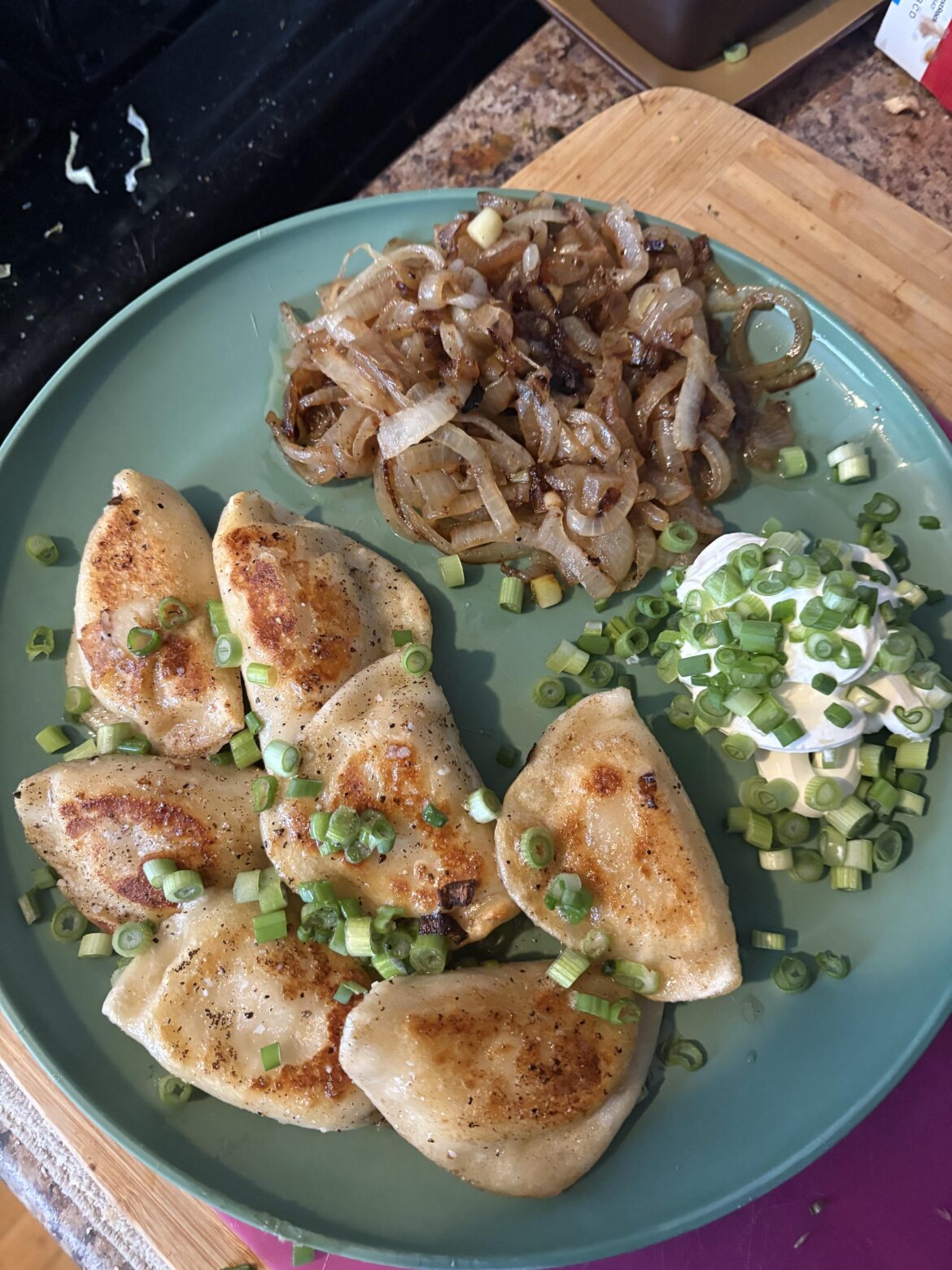 If you don’t have this much onion are you even eating perogies?