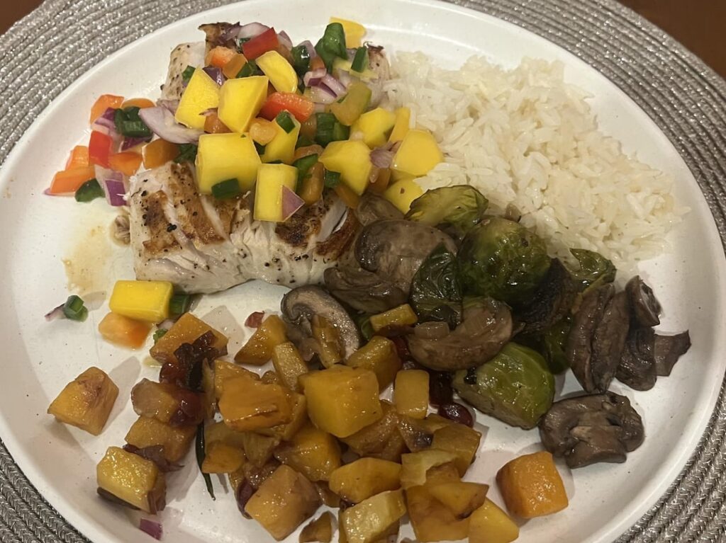 Mango Salsa Mahi Mahi